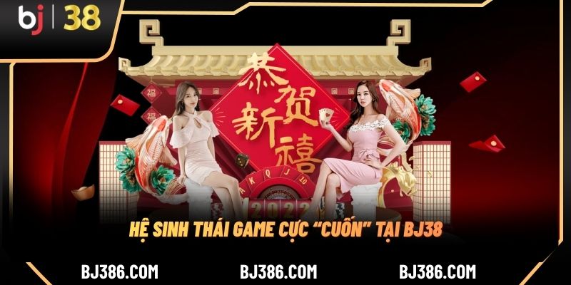 Hệ sinh thái game cực “cuốn” tại BJ38